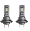 Set 2 becuri LED W H7, 120W, 12V, BZRSH, lumina alb-rece, 6000k, 15000 lumeni, IPF