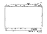 Radiator racire Mitsubishi Colt, 10.1987-01.1992, motor 1.6 T, 92 kw; 1.8, 100 kw, benzina, 1.8 D, 44 kw, diesel, cutie manuala, cu/fara AC, 658x375x, Rapid