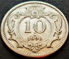 Moneda istorica 10 HELLER - AUSTRIA (AUSTRO-UNGARIA), anul 1893 *cod 5164, Europa
