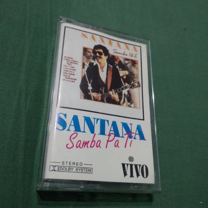 CASETA AUDIO SANTANA-SAMBA PA TI RARA!!! ORIGINALA