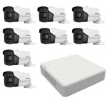 Sistem supraveghere Hikvision basic 8 camere 8MP 4 in 1, IR 60m, DVR 8 canale 4K SafetyGuard Surveillance