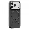 Husa MagSafe pentru Apple iPhone 17 Pro Max, Torras, QPRO Silicone, Neagra