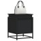 vidaXL Cutie de depozitare cu capac negru 40x40x51,5 cm lemn prelucrat