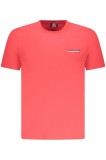 Norway Tricou barbati din bumbac cu logo text , regular fit, rosu (Marime: L)