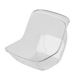 Cos de Spalat Legume/Fructe, Cyrax, cu Scurgere Apa, din PET, 15.5 x 18.6 x 16.2 cm, Transparent