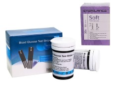Set 50x Teste si 50x Ace, Rezerve Pentru Glucometru IVD KH100 C1182