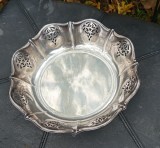 Fructiera sau farfurie argintata veche
