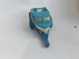 bnk jc Matchbox 9d Boat and Trailer