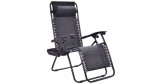Scaun MatMay Zero Gravity Chair cu suport pentru pahare cadou #grey