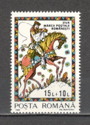 Romania.1993 Ziua marcii postale DR.596 foto