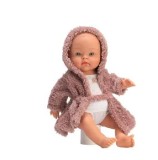 Cumpara ieftin Bebelus Asivil - Alex cu halat roz, 36 cm