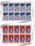 MOLDOVA 2003, EUROPA CEPT, minicoala de 10 timbre neuzată, MNH, Istorie, Nestampilat