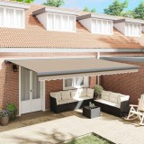 Marchiză manuală retractabilă Bej 500x300 cm