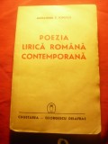 Alex.C.Ionescu - Poezia lirica contemporana - Prima Ed. 1941 Cugetarea , 290 pag