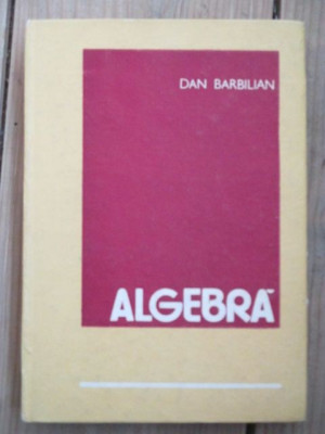 Algebra-Dan Barbilian foto
