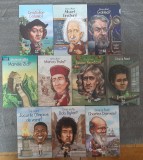 21 vol. colectia &bdquo;Cine a fost?&rdquo; (Einstein, Tesla, Newton, Darwin, Steve Jobs, Papa Francisc, Columb, Marco Polo, G.Galilei, Marie Curie, Bob Dylan...), Pandora M, Pandora-M
