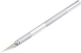 Cumpara ieftin Bisturiu tip CUTTER pentru Diverse Activitati, Cutter Metalic de Precizie cu 5 Lame de Rezerva, Argintiu, CBD CORAL BEST DEALS 15 cm 0.6 cm Argintiu 1