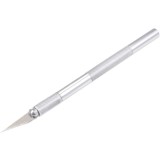 Bisturiu tip CUTTER pentru Diverse Activitati, Cutter Metalic de Precizie cu 5 Lame de Rezerva, Argintiu, CBD CORAL BEST DEALS 15 cm 0.6 cm Argintiu 1