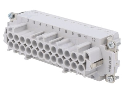 Conector HDC EPIC H-BE 24P 16A Mamă foto