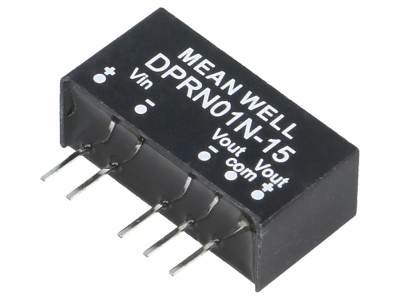 Convertor DC/DC 1W 24V la +/-15V foto