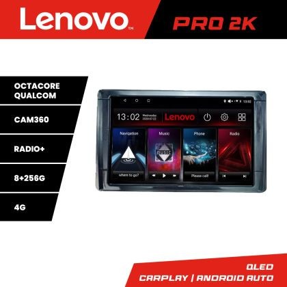 Navigatie Toyota 2DIN Lenovo Kit-TY2DIN 8 core QLED 2K 8+256 360 Android Waze USB Navigatie Internet Youtube Radio CarStore Technology