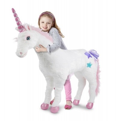 Unicorn gigant din plus Melissa and Doug foto