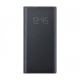 Husa Flip Book Samsung N970 Galaxy Note 10, Flip Carte LED View Cover, Negru, Blister EF-NN970PBEGWW Original