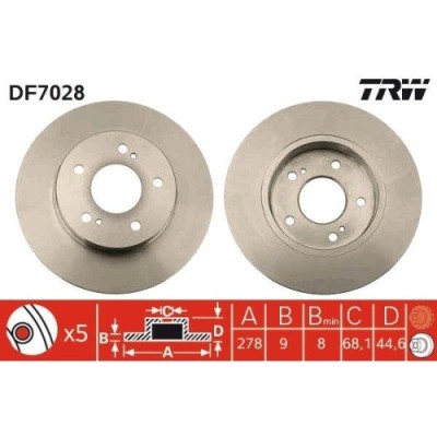 Set disc frana Infiniti I30 01.97-; Nissan Maxima / Maxima Qx 4 (A32) 03.94-08.00, Maxima / Maxima Qx 4 Station Wagon (A32) 10.97-12.00, Maxima / Max foto