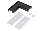 Conector 90&deg; Aluminiu Negru SURFACE10