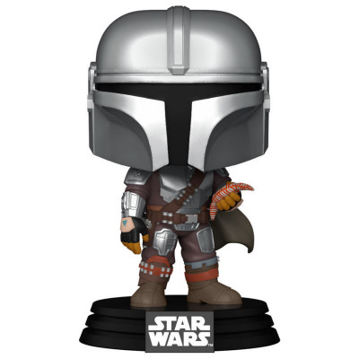 Figurina Funko POP! Star Wars: The Mandalorian - Mando Flying w/PouchVinyl foto