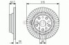 Disc frana LEXUS LS (UVF4, USF4) (2006 - 2016) BOSCH 0 986 479 T06