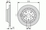 Disc frana LEXUS LS (UVF4, USF4) (2006 - 2016) BOSCH 0 986 479 T06