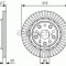 Disc frana LEXUS LS (UVF4, USF4) (2006 - 2016) BOSCH 0 986 479 T06