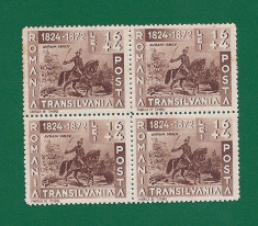 ROMANIA 1942 - AVRAM IANCU, BLOC DE 4 - MNH - LP 150 foto