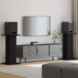 VidaXL Stative pentru difuzoare 2 buc Grey Sonoma 30x30x40 cm Lemn tehnic