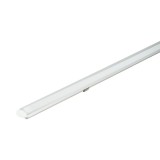 Profil aluminiu incastrat pentru banda LED 2 m, cu dispersor mat, 12 mm