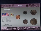 Seria completata monede - Malaezia 2005-2011 , 5 monede, Asia