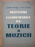 LUDOVIC PACEAG / PETRE BRANCUS - NOTIUNI ELEMENTARE DE TEORIE A MUZICII - 1964
