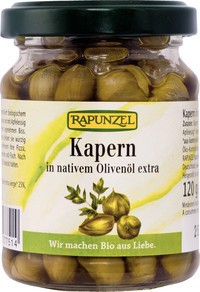 Capere Bio in Ulei Masline Rapunzel 120gr foto