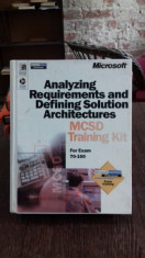 ANALIZING REQUIREMENTS AND DEFINING SOLUTION ARCHITECTURES. MCSD TRAINING KIT foto