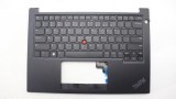 Carcasa superioara cu tastatura palmrest Laptop, Lenovo, ThinkPad E14 Gen 5 Type 21JK, 21JL, iluminata, neagra, layout US