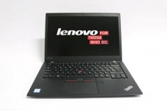 Laptop Ultrabook Lenovo ThinkPad T470s, Intel Core i5 Gen 7 7300U 2.6 GHz, 12 GB DDR4, 256 GB SSD M.2, Wi-Fi, Bluetooth, WebCam, Tastatura iluminata foto