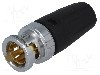 Conector BNC, 75&Omega;, tata, aurit, NEUTRIK - NBNC75BFG7