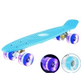 Skateboard pentru Copii, 70x18x15cm, cu Roti Led