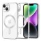 Husa MagSafe pentru Apple iPhone 14, Techsuit, Luxury Crystal, Argintie