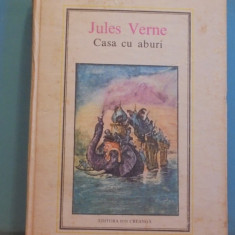 JULES VERNE - CASA CU ABURI - CARTONATA - FORMAT MARE, 304 PAG. -