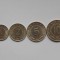 LOT 4 MONEDE IUGOSLAVIA 1976-1-2-5-10 DINARI-XF