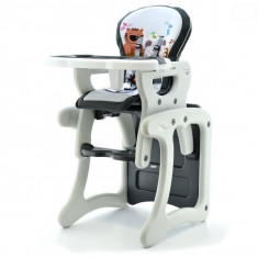 Scaun de masa multifunctional EURObaby HB-GY01 - Gri foto