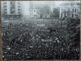 Multime la un miting din perioada comunista// fotografie