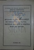 ATITUDINEA MISCARII MUNCITORESTI DIN ROMANIA FATA DE POLITICA PARTIDELOR BURGHEZIEI SI MOSIERIMII INTRE ANII 1907 1914